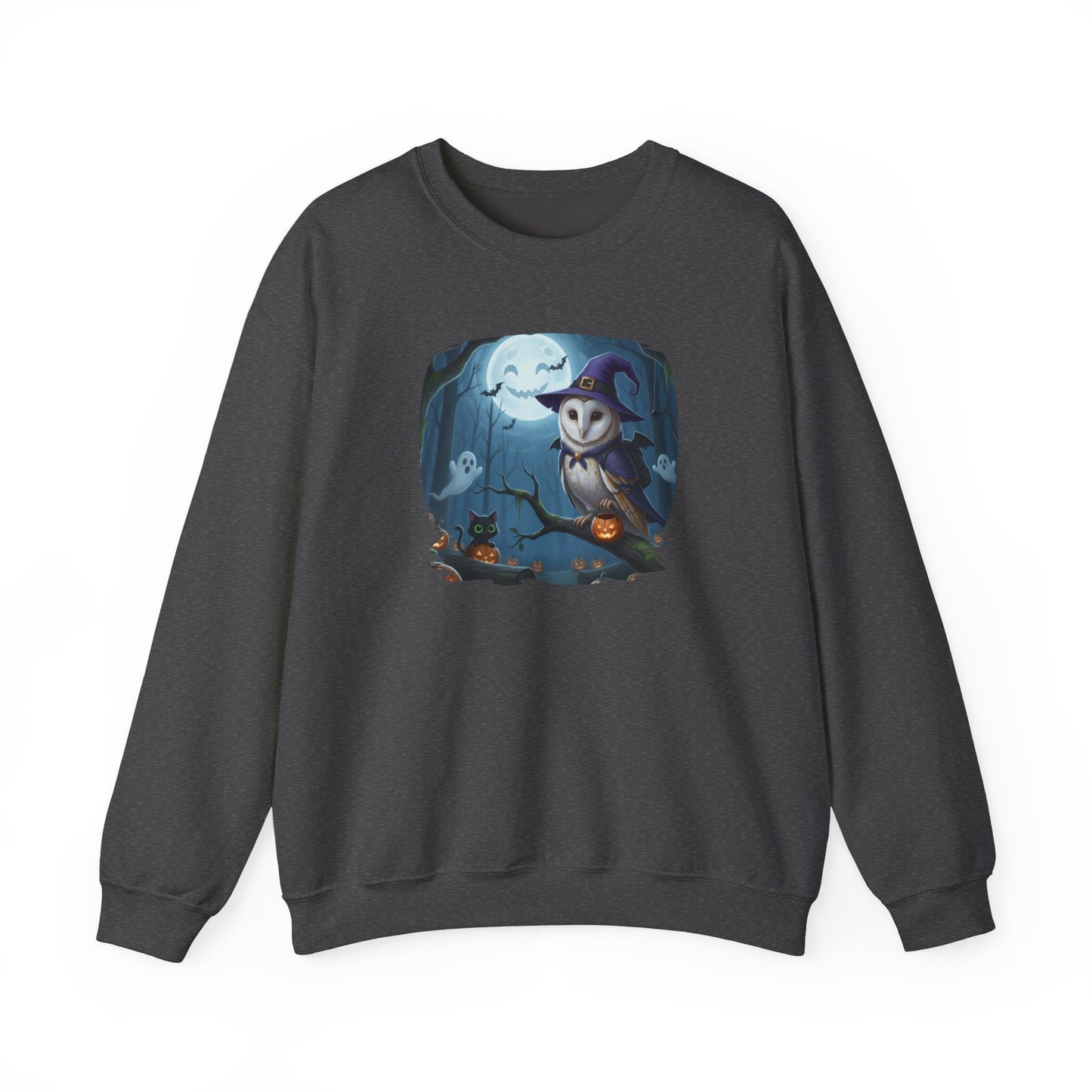 Barn Owl Halloween Bird Sweatshirt - Spooky Halloween Costume for Bird Lovers