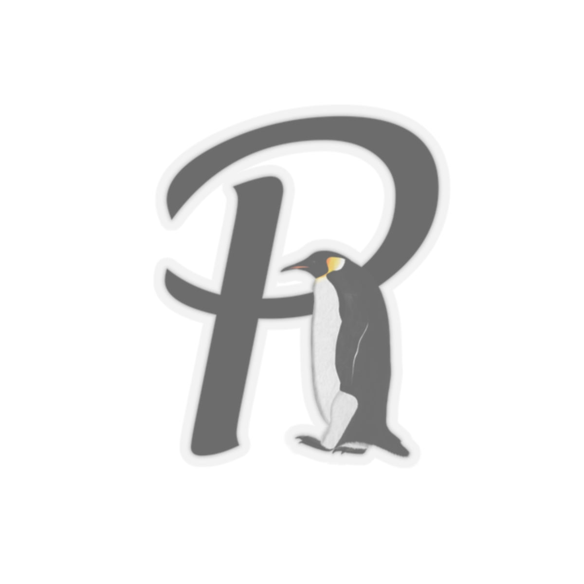 Penguin Letter P Bird Kiss-Cut Sticker Paper products – Home & Living,