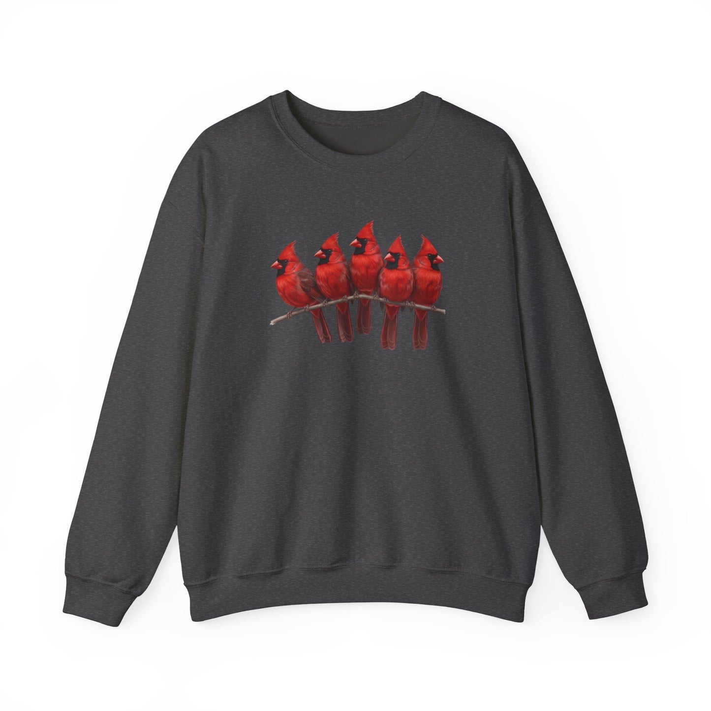 Cardinals Sweatshirt | Bird Watcher Crewneck | Unisex Songbird Gift for Bird Lovers