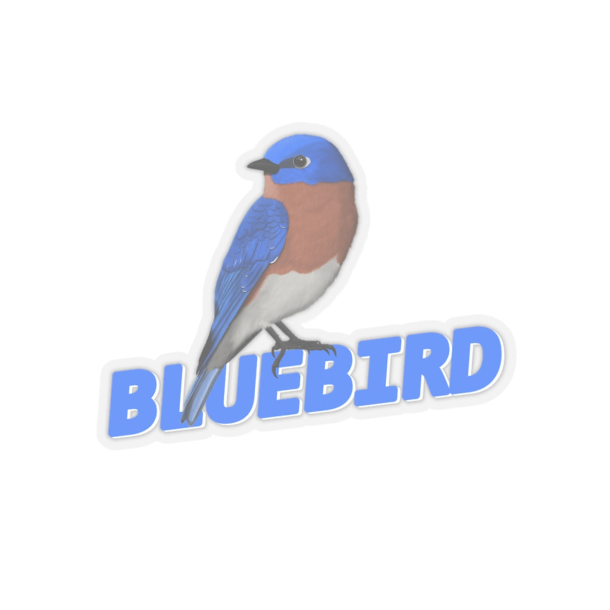 Bluebird Sticker Bird Lover & Bird Watcher