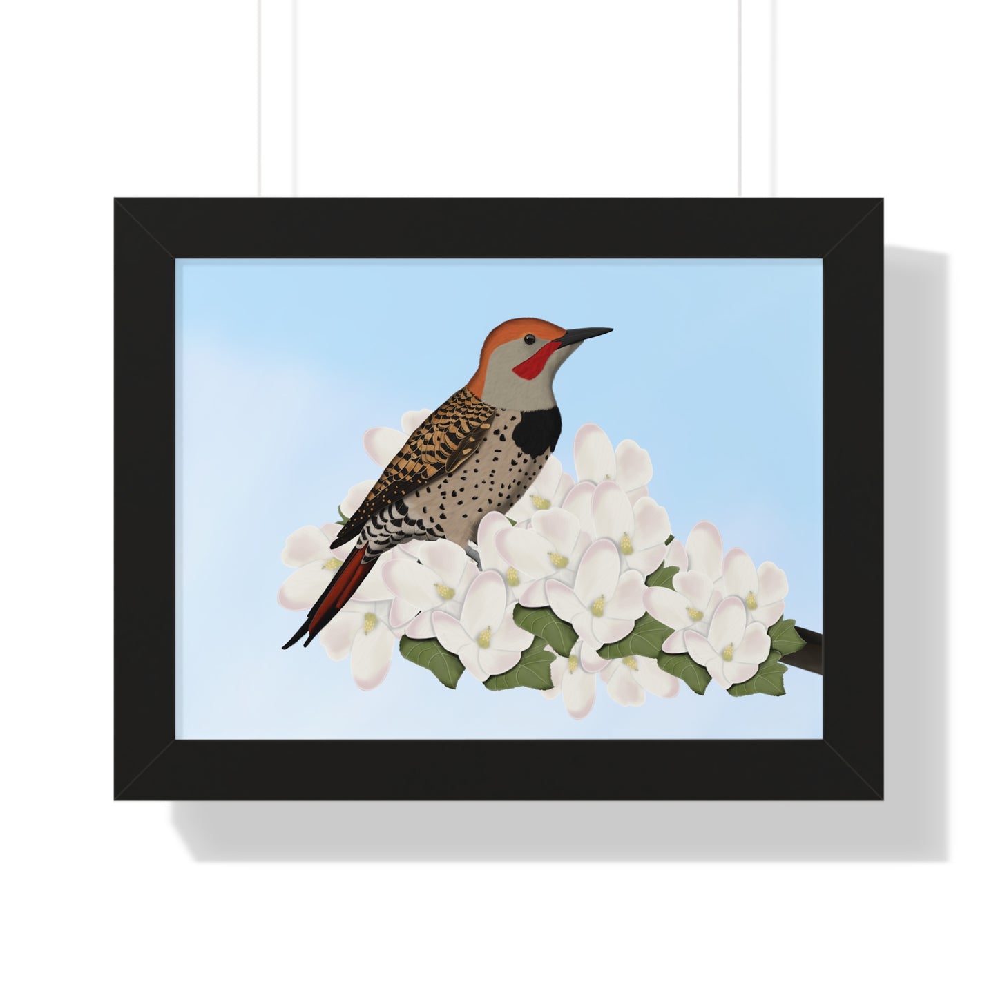 Flicker Framed Poster in Black