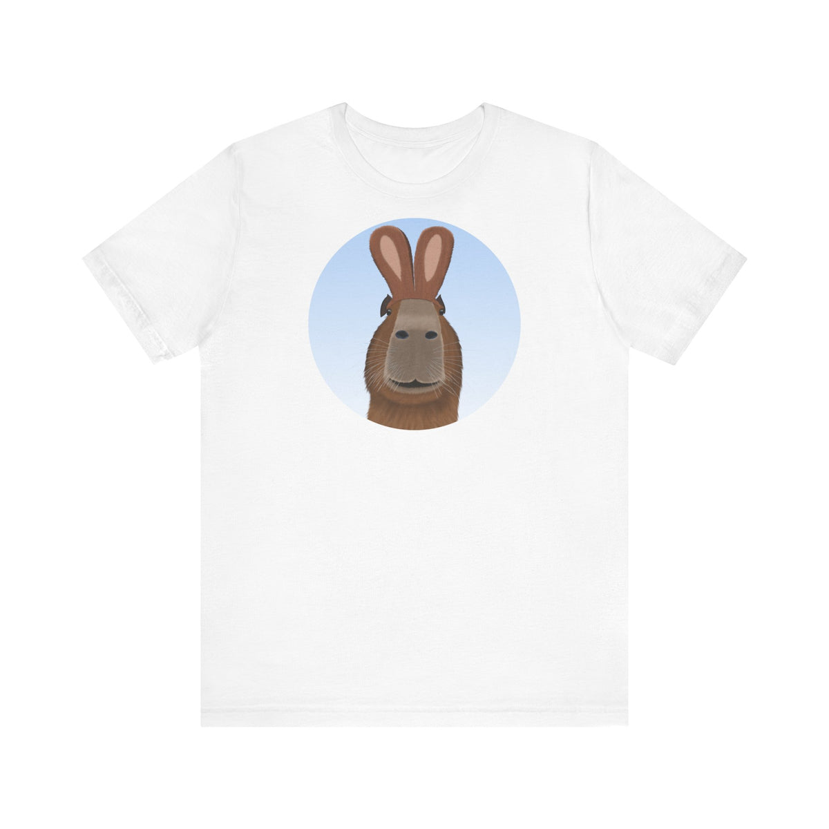 Capybara mit Hasenohren Lustiges Kaninchen T-Shirt