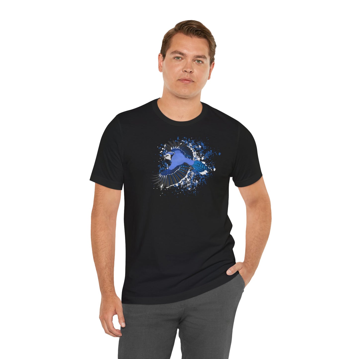 Blue Jay Vogel T-Shirt für Vogelfreunde