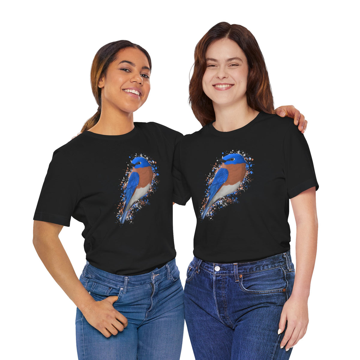 Eastern Bluebird Bird T-Shirt – Cotton,