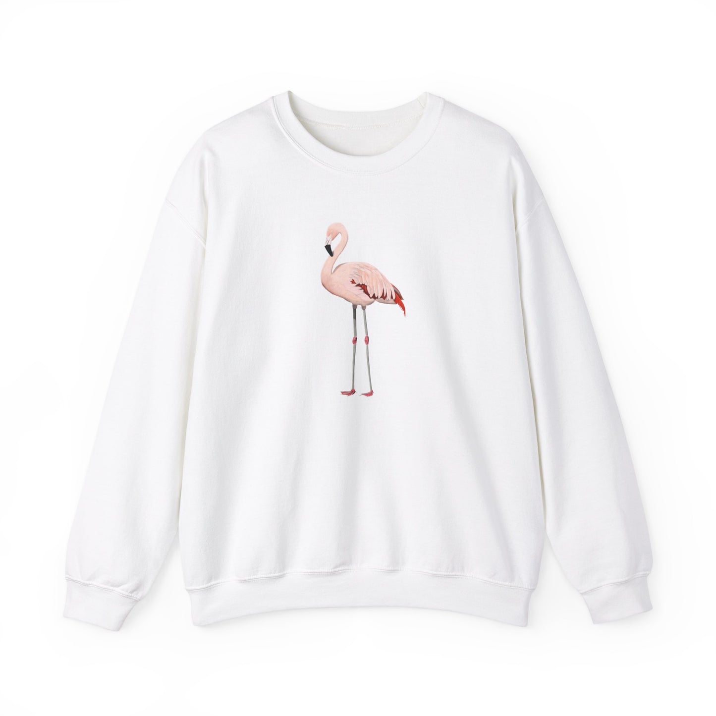 Flamingo Bird Watcher Biologist Crewneck Sweatshirt