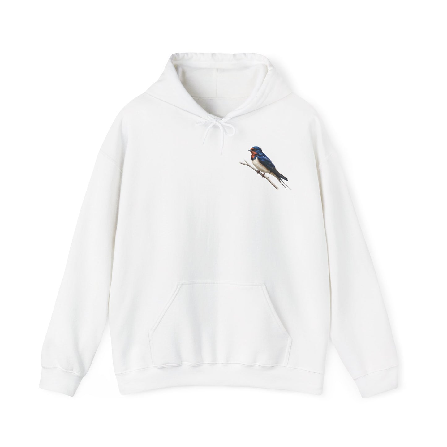 Rauchschwalbe Vogel Hoodie - Kapuzenpullover für Vogelbeobachter & Naturliebhaber mit Vogelmotiv