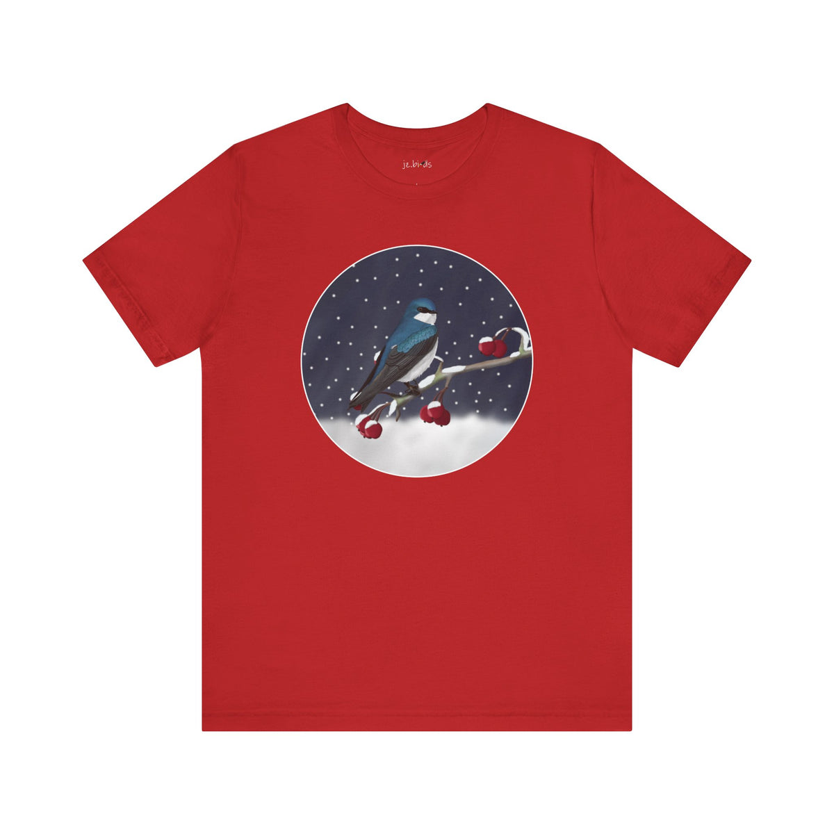Tree Swallow T-Shirt – bird and christmas style