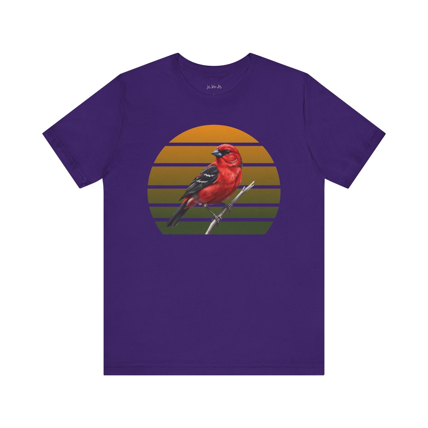 Scarlet Tanager T-Shirt | Unisex Retail Fit Bird Lover Tee | Wildlife Birder Gift