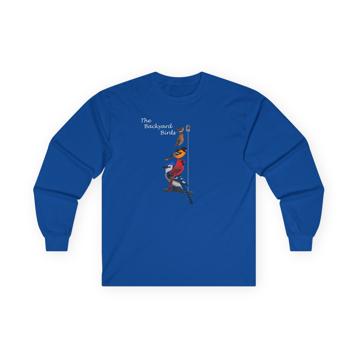 Blue Jay, Cardinal, Oriole, Robin and Wren Long-sleeve – Bird Graphic Tee, long sleeve