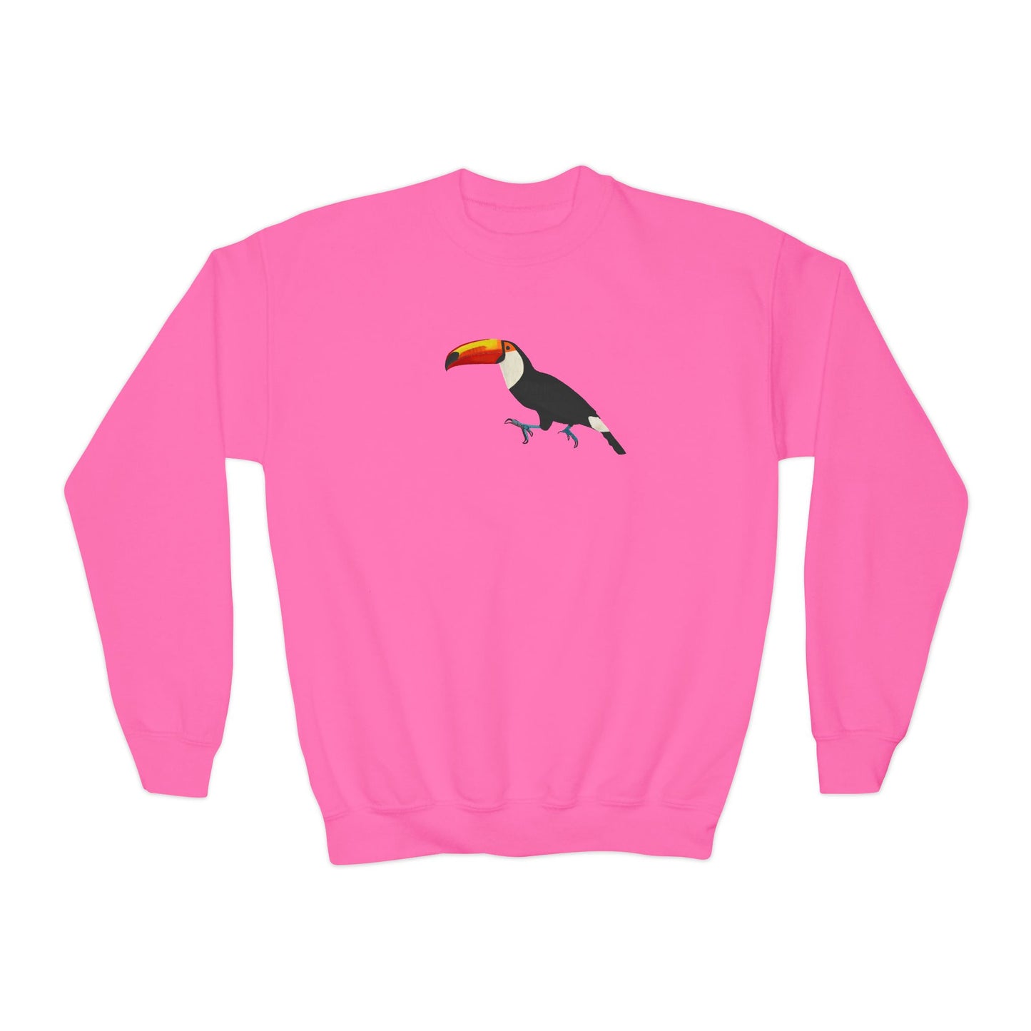 Toucan Bird Birdwatching Youth Crewneck Sweatshirt