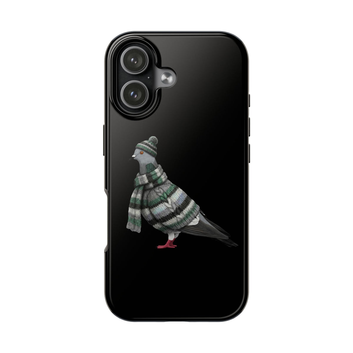 Pigeon Dual-Layer iPhone Case with Bird Art – The Perfect Gift for Ornithologists & Bird Lovers