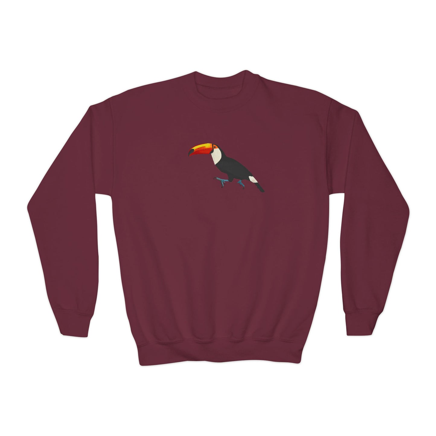 Toucan Bird Birdwatching Youth Crewneck Sweatshirt