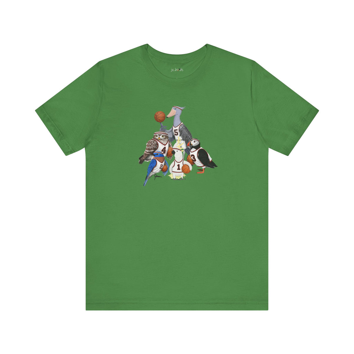 Funny Basketball Bird T-Shirt – Unique Hoops Fan Gift – Soft, Unisex Tee for Players & Fans on background
