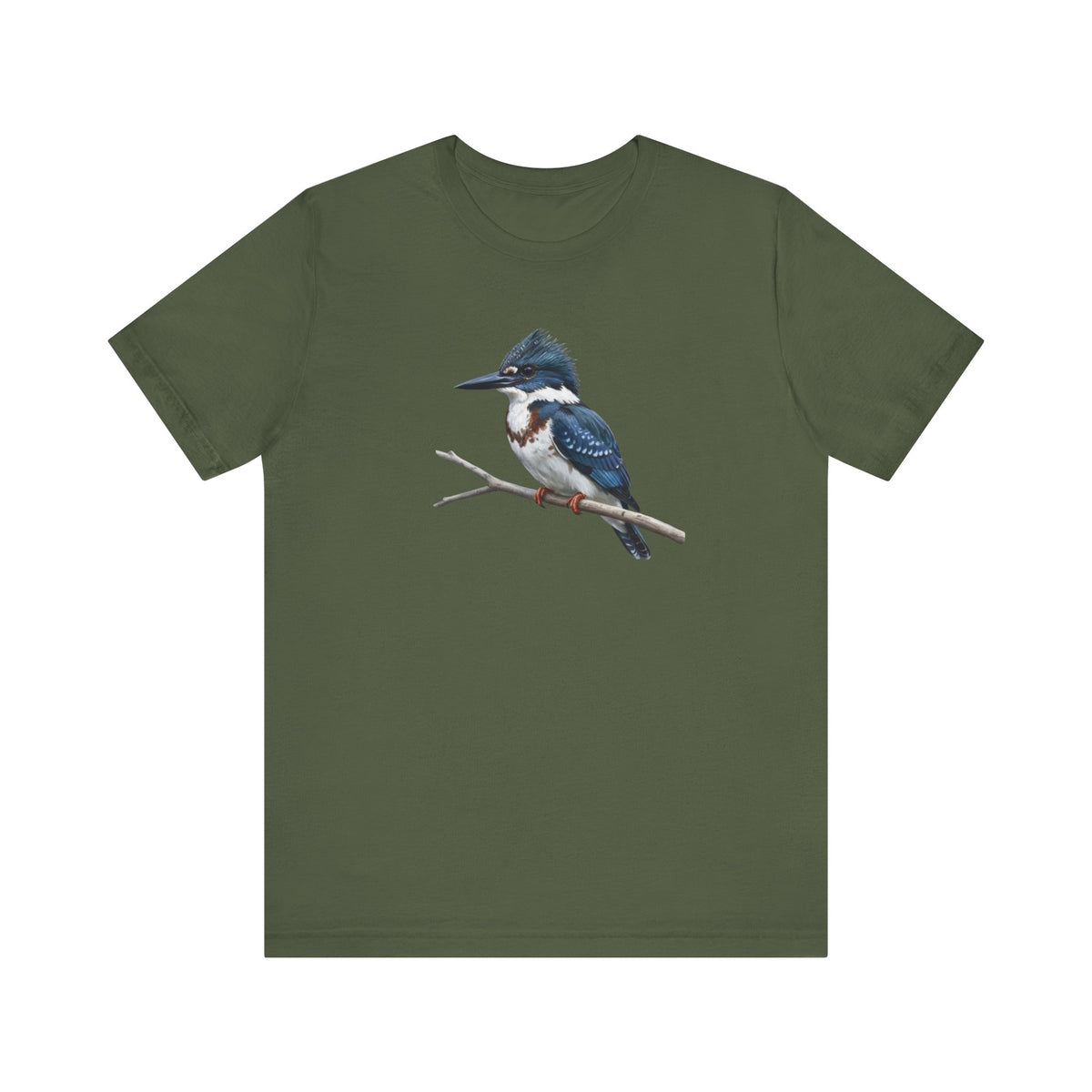 Belted Kingfisher T-Shirt – bird lover tshirt