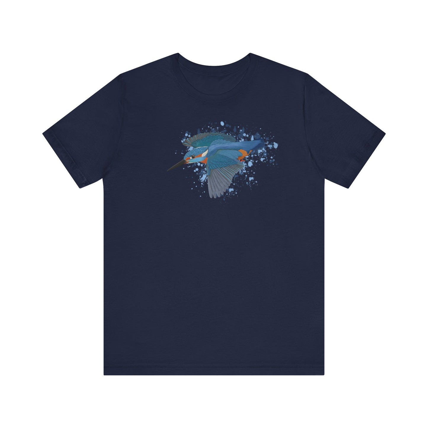 Eisvogel im Flug Vogel T-Shirt für Vogelfreunde