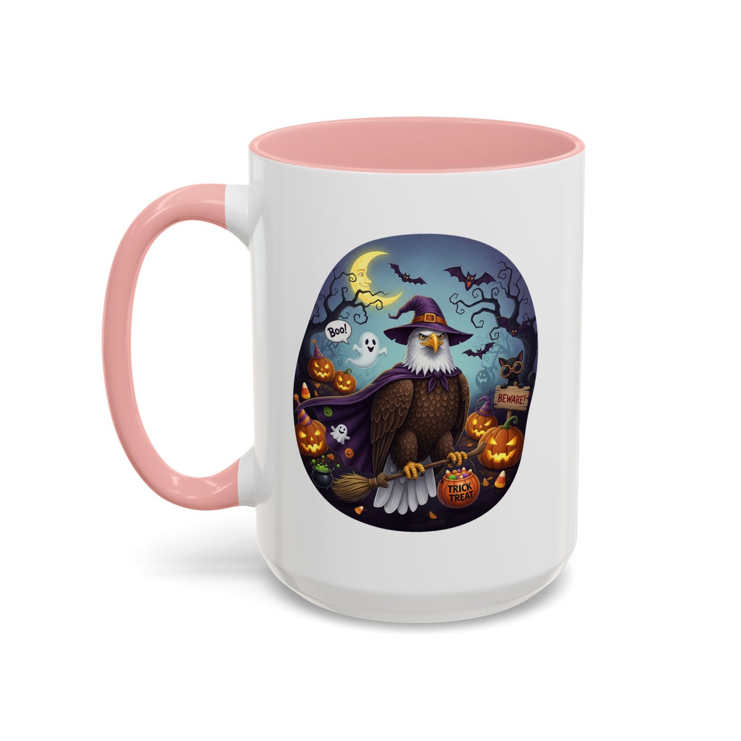 Bald Eagle Halloween Bird Mug - A Spooky & Funny Halloween Cup