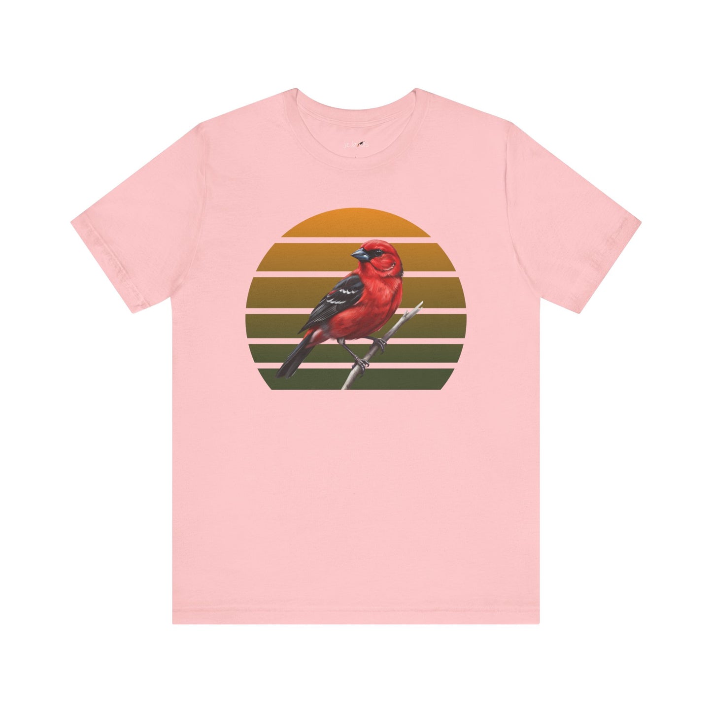 Scarlet Tanager T-Shirt | Unisex Retail Fit Bird Lover Tee | Wildlife Birder Gift
