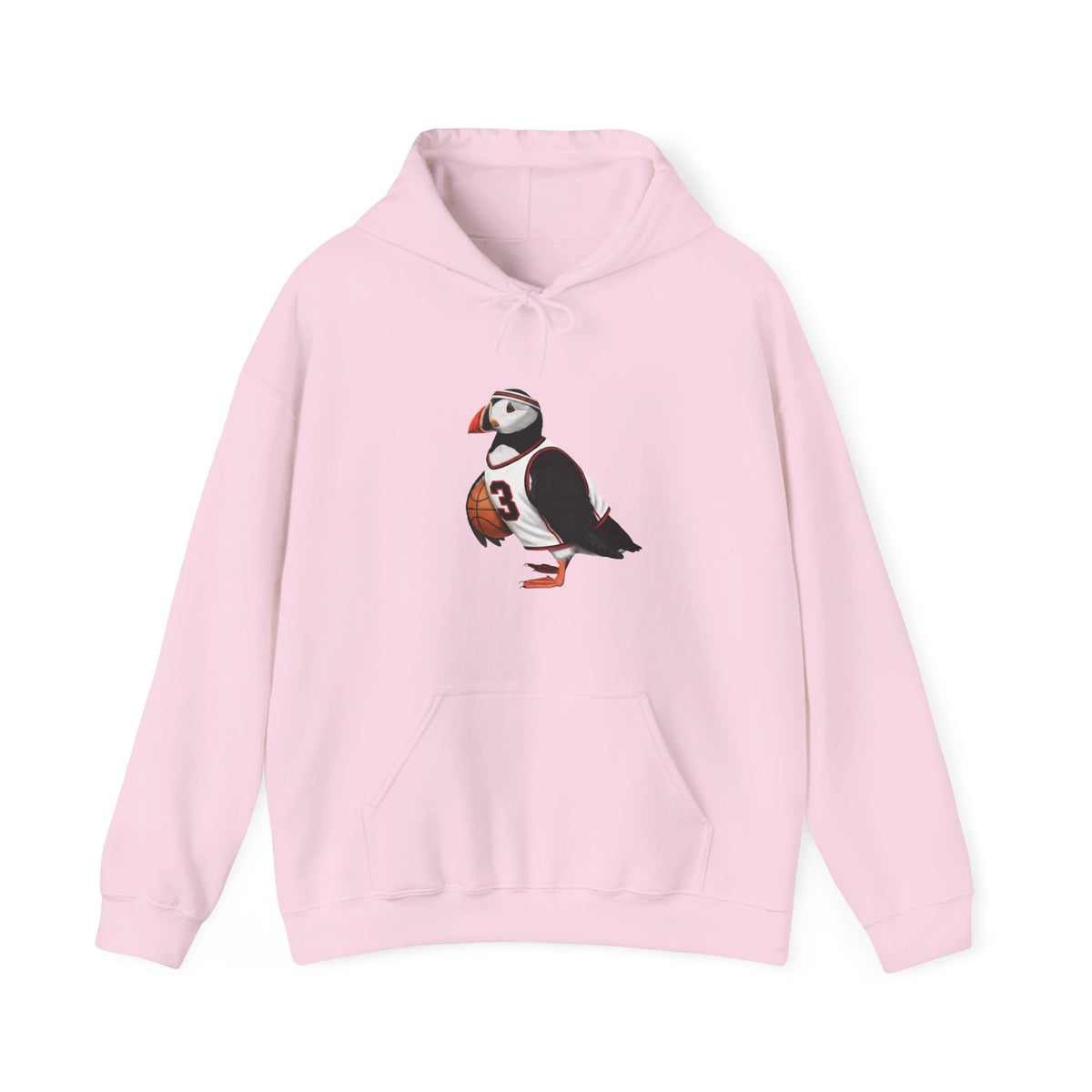 Puffin Funny Basketball Bird Hoodie – Unique Hoops Fan Gift – Soft, Unisex Jumper for Players –