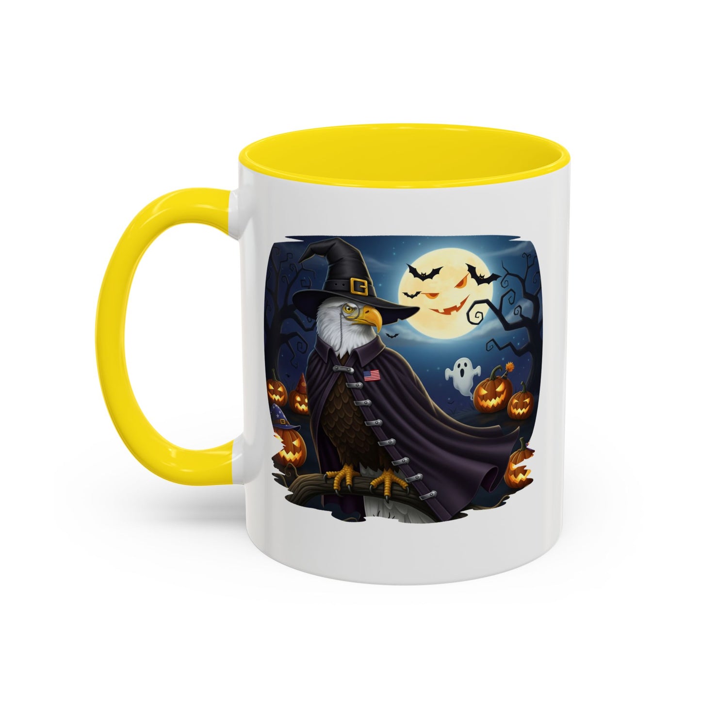 Bald Eagle Halloween Bird Mug - A Spooky & Funny Halloween Cup