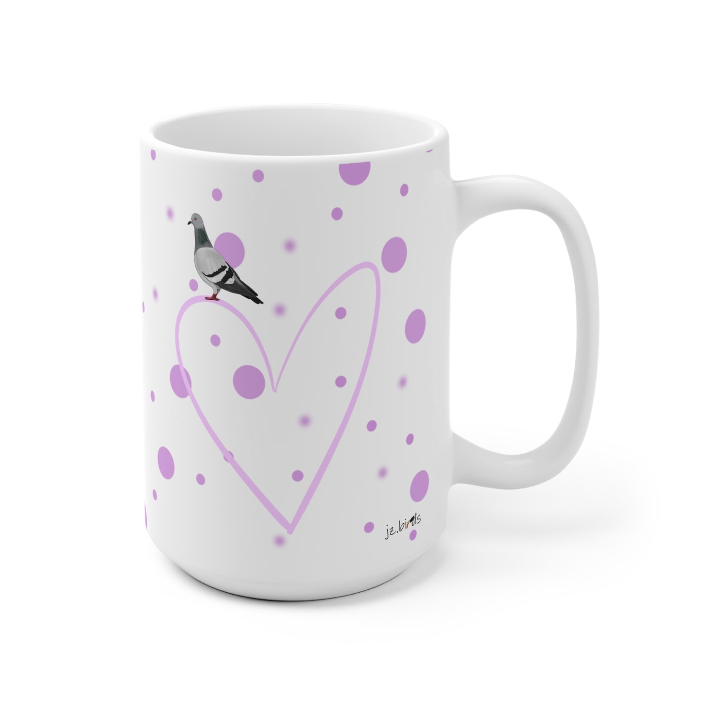 Taube Tasse mit 11 oz Hintergrund