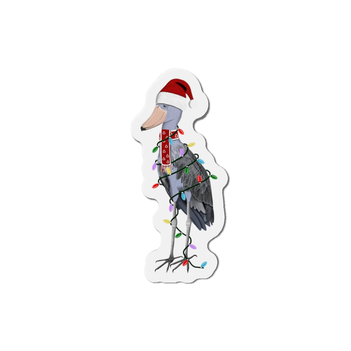 Shoebill Home Decor – bird magnet and Christmas style