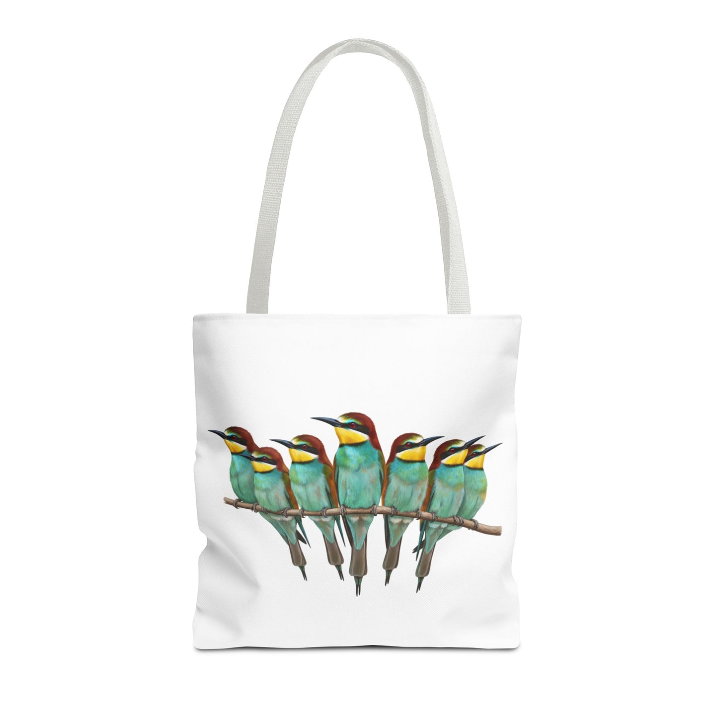 Bienenfresser Tragetasche 40x40cm Vogel Tasche Weiß für Vogelbeobachter