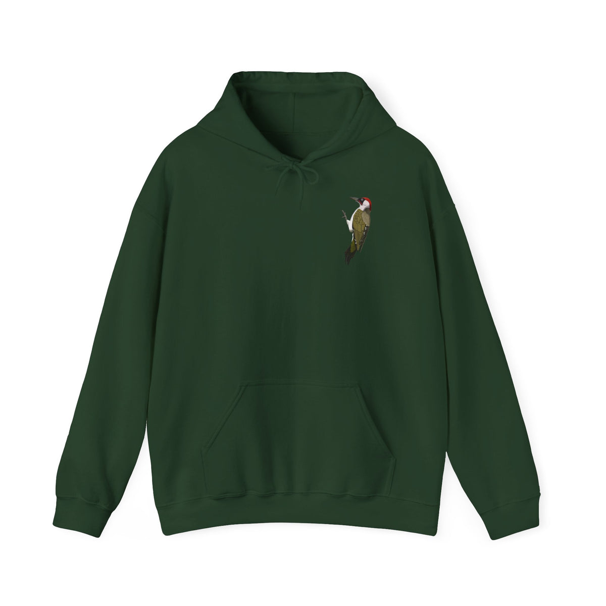 Grünspecht Kapuzenpullover mit artistic apparel Hintergrund