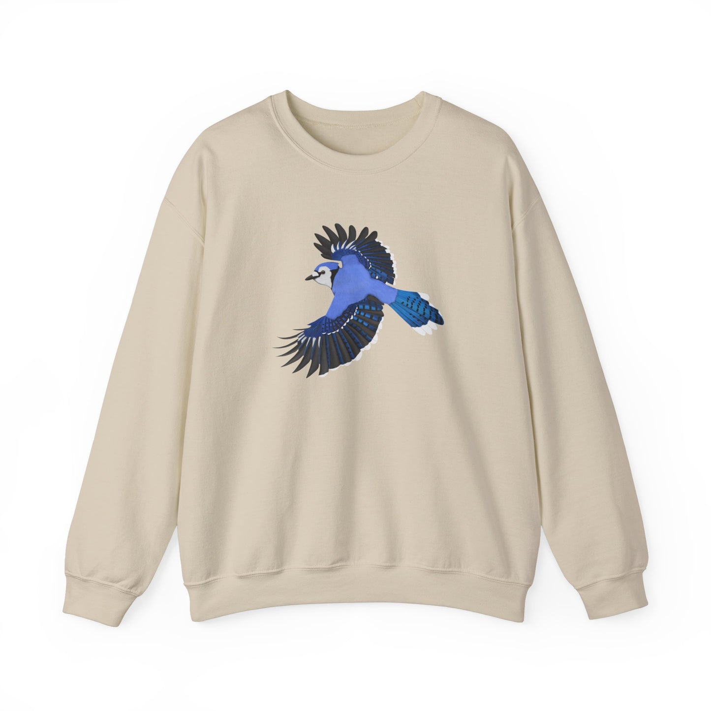 Blue Jay Bird Watcher Biologist Crewneck Sweatshirt