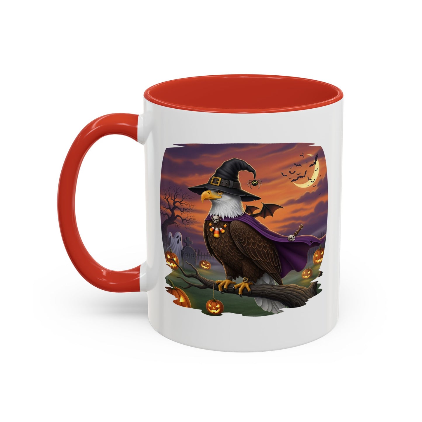 Bald Eagle Halloween Bird Mug - Halloween Coffee Mug for Bird Lovers