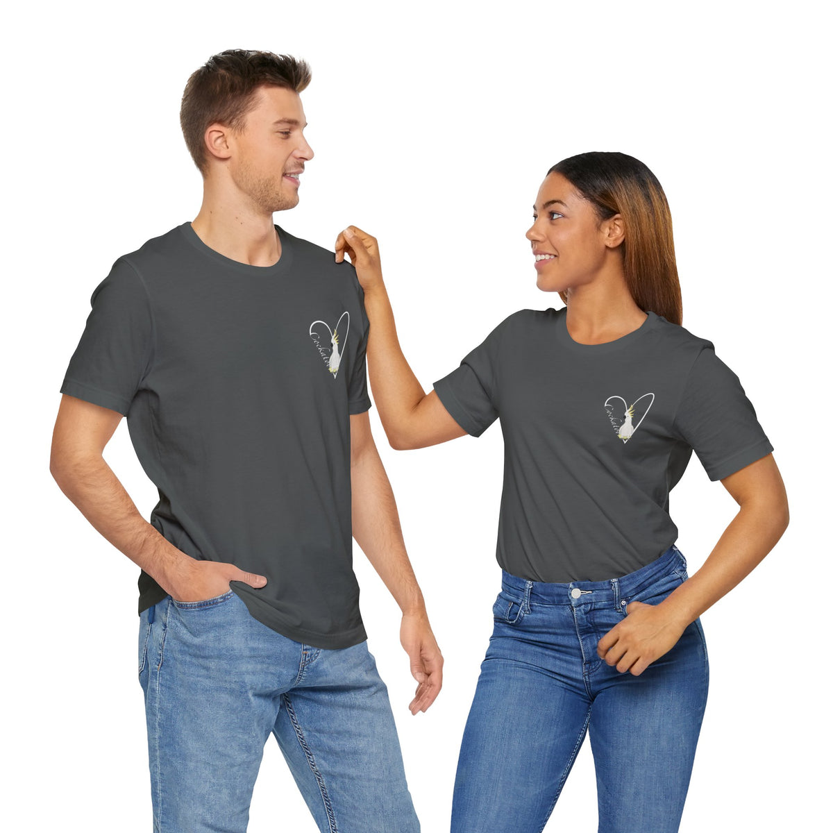 Cockatoo Heart Birdwatcher Bird T-Shirt