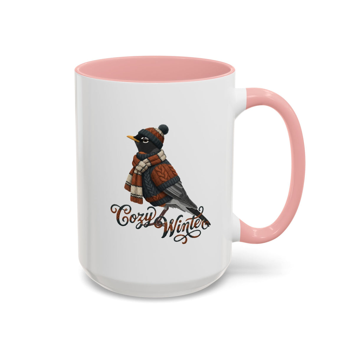 American Robin Mug in Black