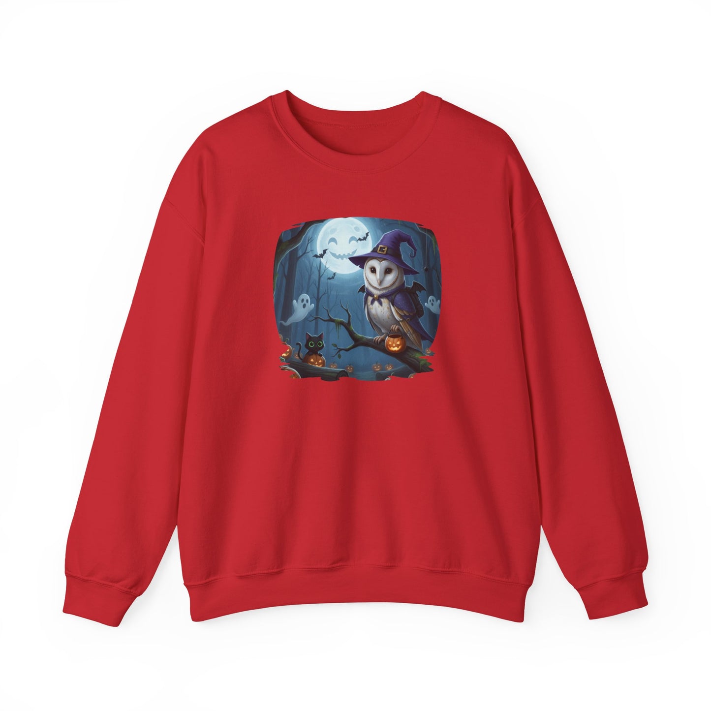 Barn Owl Halloween Bird Sweatshirt - Spooky Halloween Costume for Bird Lovers
