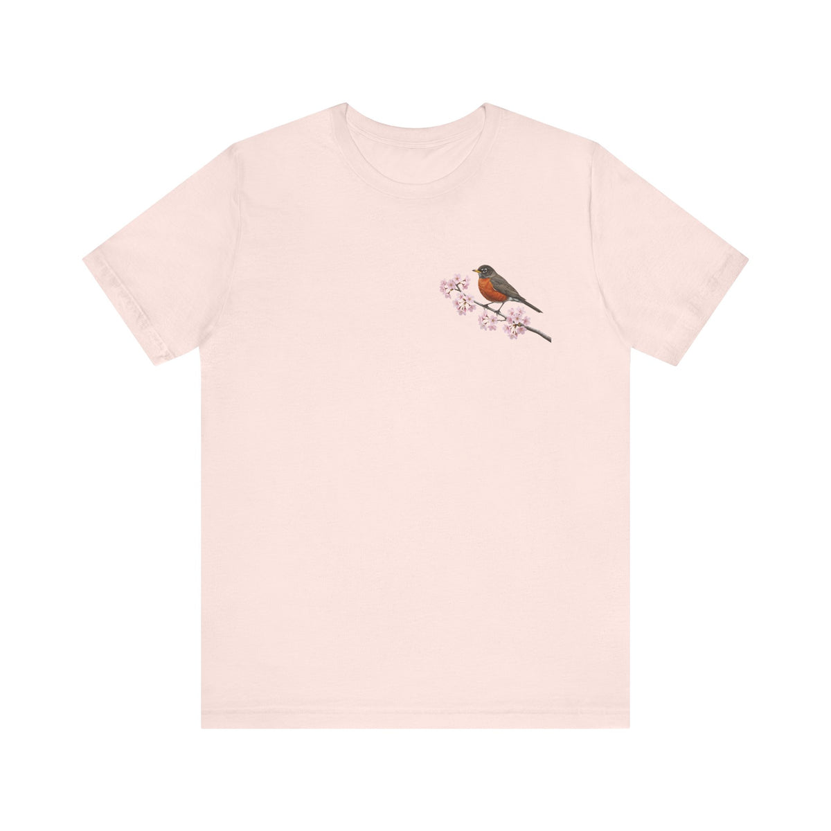 Wanderdrossel T-Shirt mit Vogel bird graphic tee Hintergrund