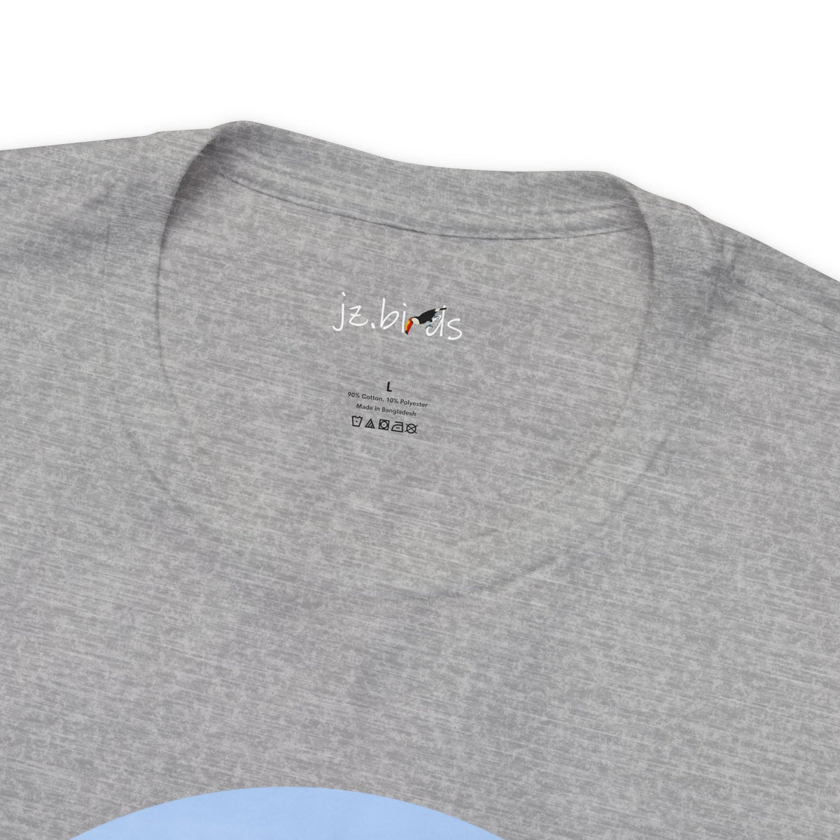 Chickadee and Summer Flowers Bird Tee