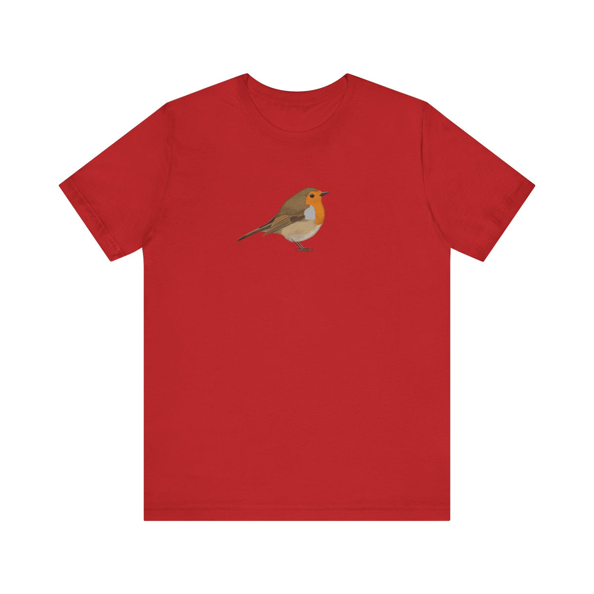 Rotkehlchen Vogel T-Shirt für Vogelfreunde und Vogelbeobachter – bird graphic tee,