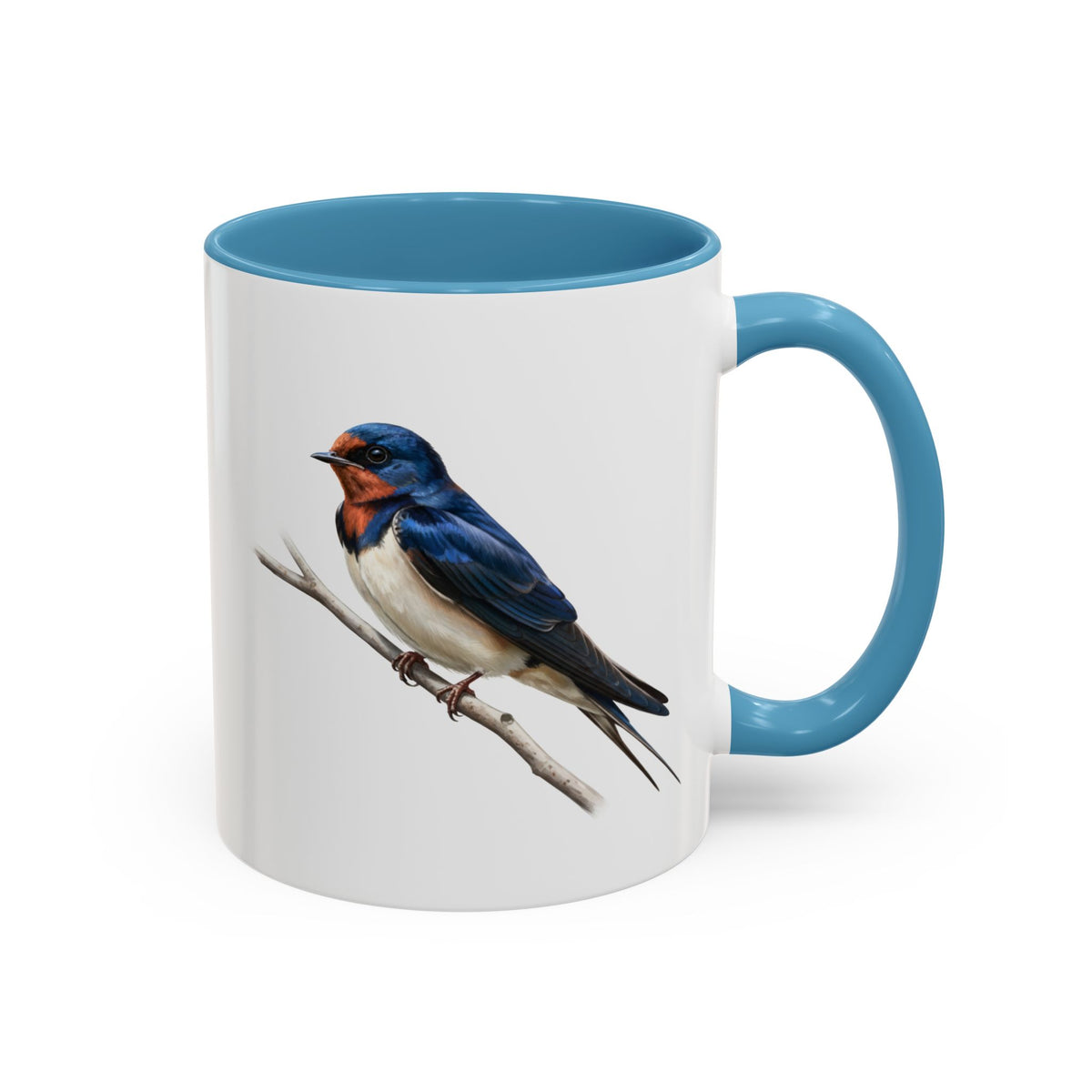 Barn Swallow Ceramic Bird Coffee Mug – Custom Gift for Watchers – 11oz,