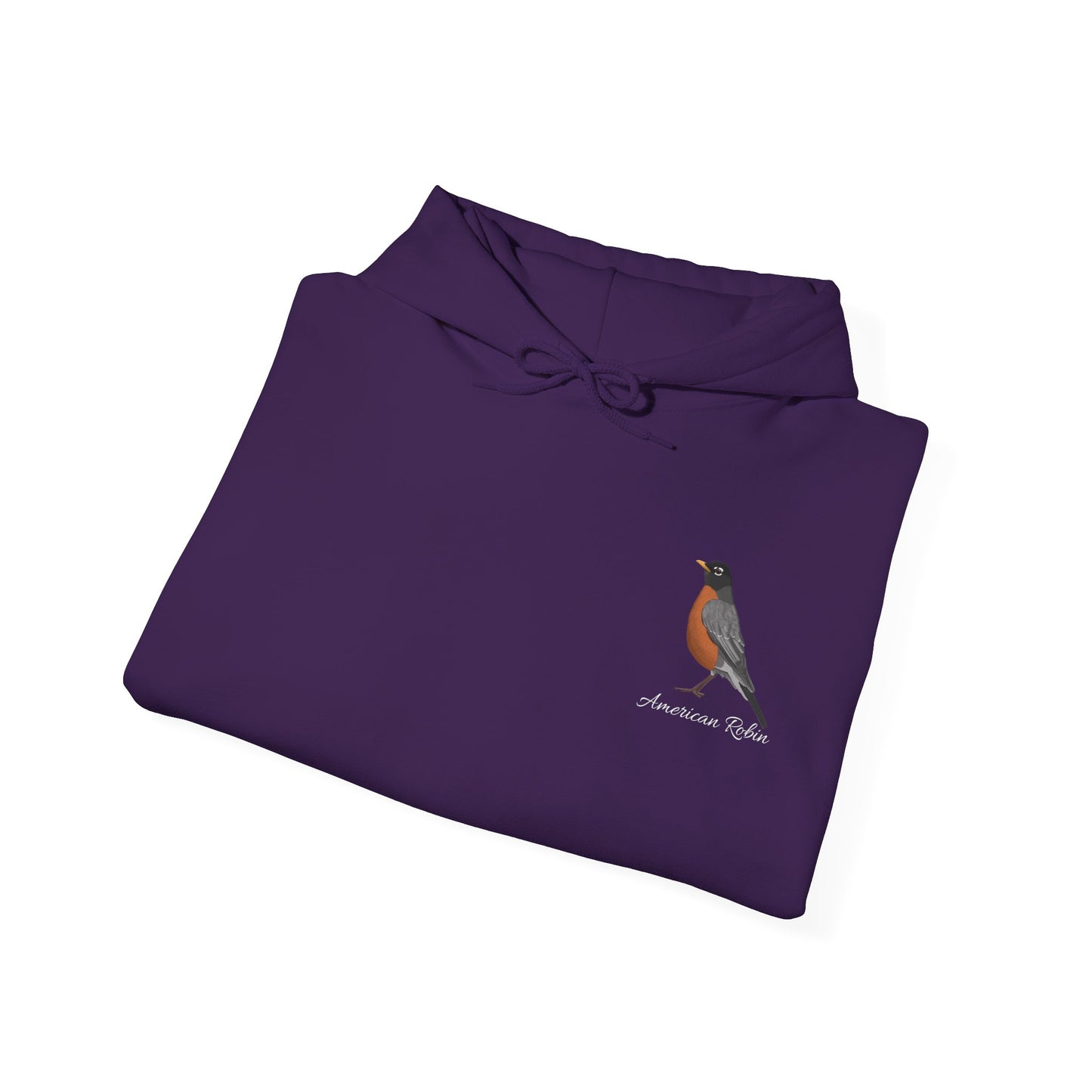 American Robin Birding Birdwatching Bird Hoodie