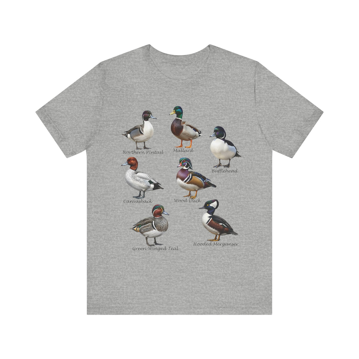 Duck T-Shirt on bird lover background