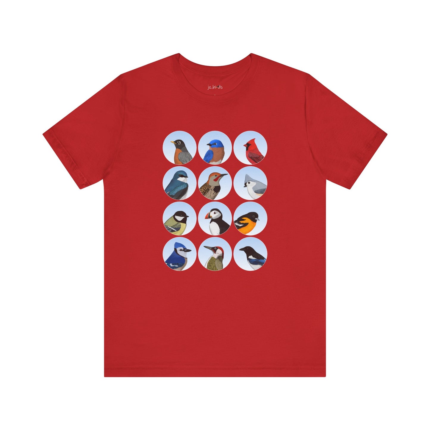 Birds T-Shirt Bluebird Cardinal Blue Jay Robin Bird Watcher Bird Lover
