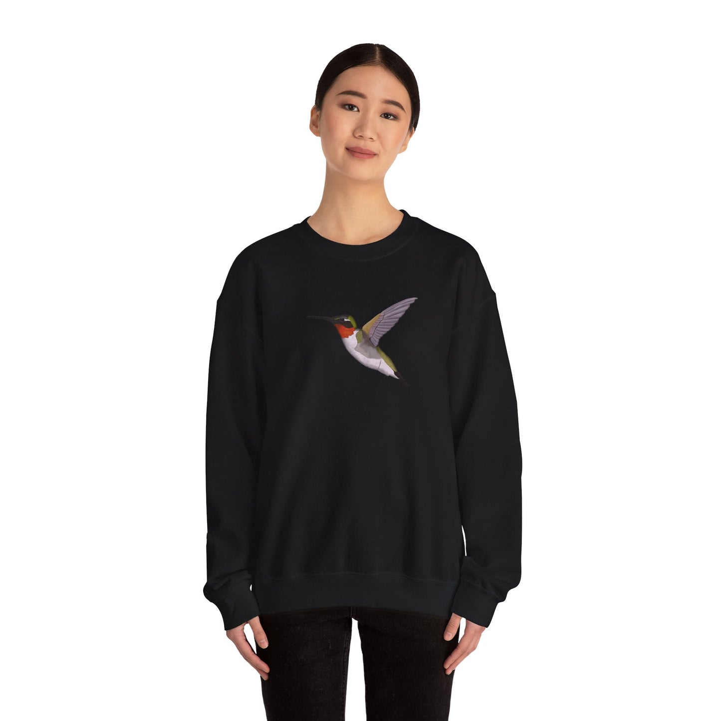 Hummingbird Bird Watcher Biologist Crewneck Sweatshirt