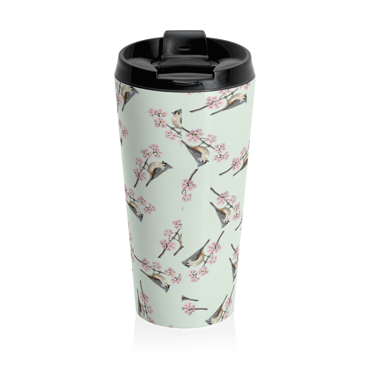 Tufted Titmouse Tumbler – 15oz, Bottles & Tumblers