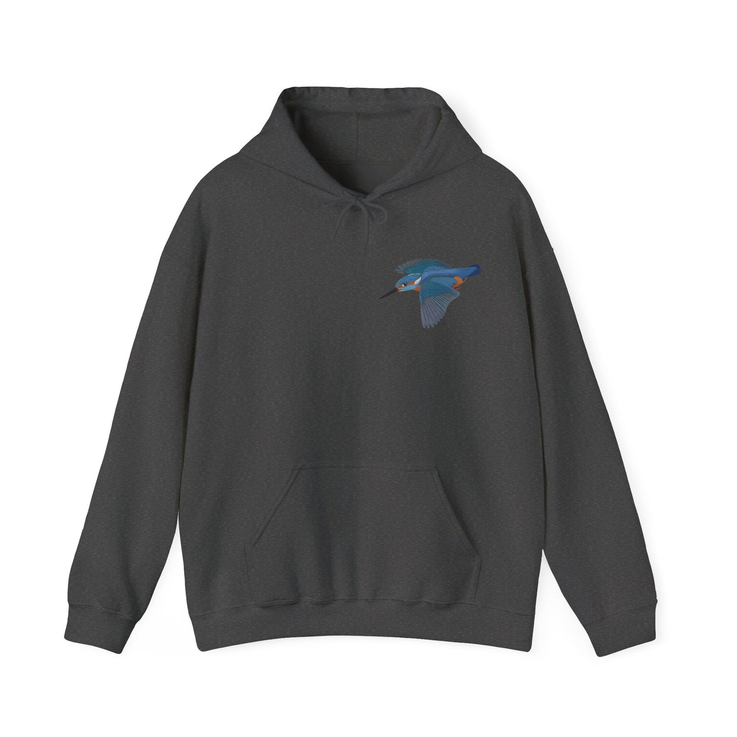 Eisvogel Vogel Hoodie - Kapuzenpullover für Vogelbeobachter & Naturliebhaber mit Vogelmotiv