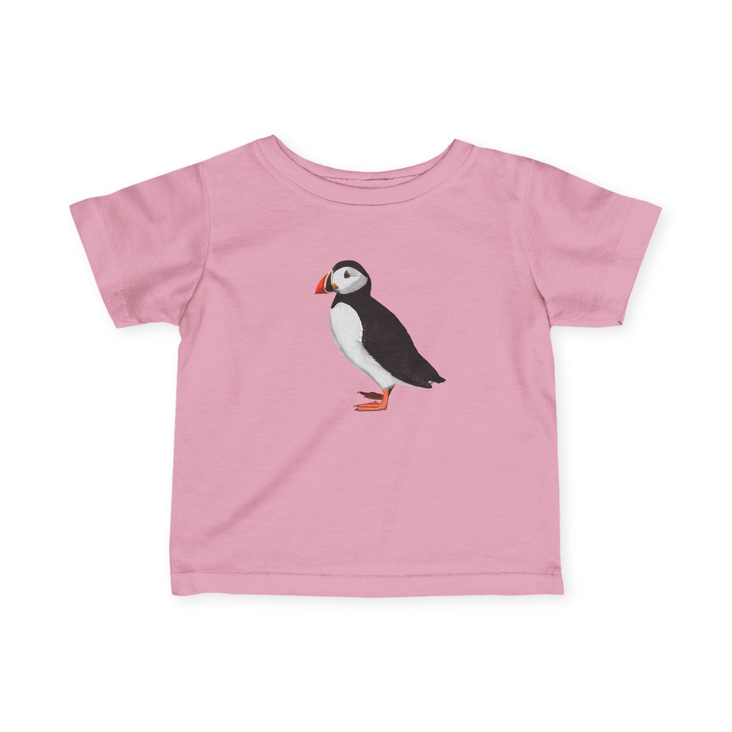 Süßes Papageitaucher Vogel Tiermotiv T-Shirt für Babys und Kleinkinder