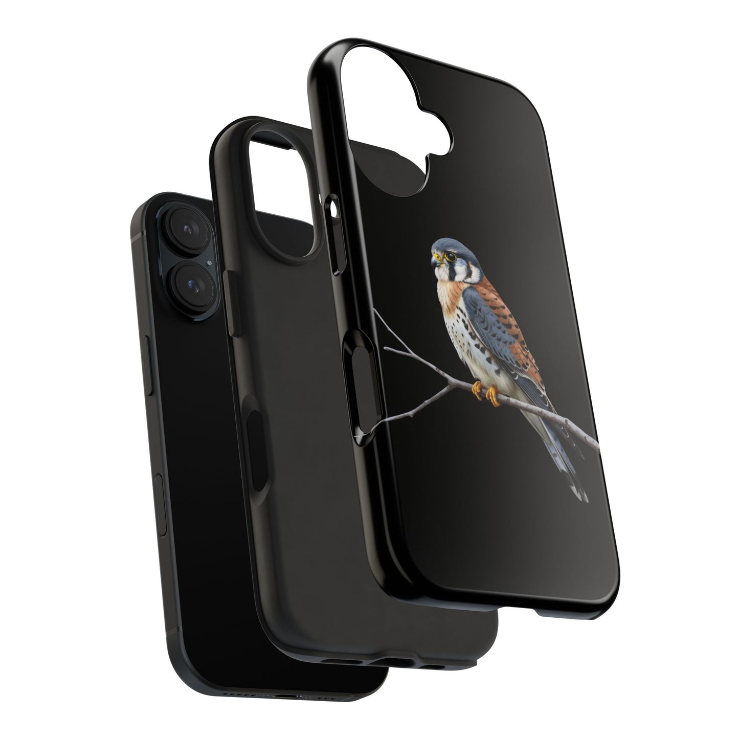 American Kestrel iPhone Case – Premium Tough Phone Cover Black