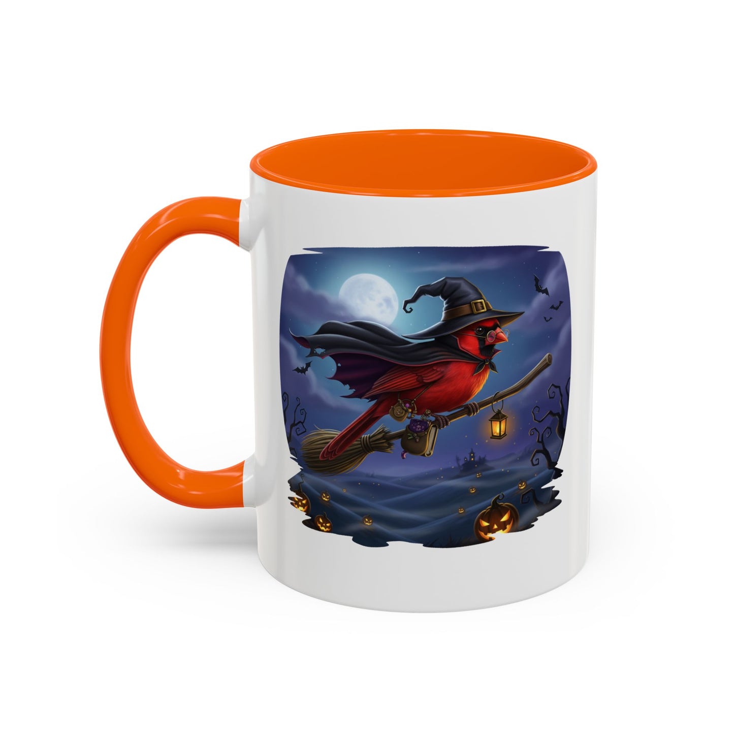 Cardinal Halloween Bird Mug - Perfect for Spooky Season