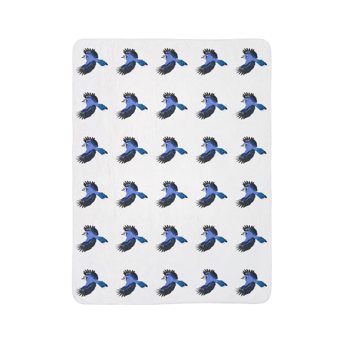 Blue Jay Blanket – bird Pattern