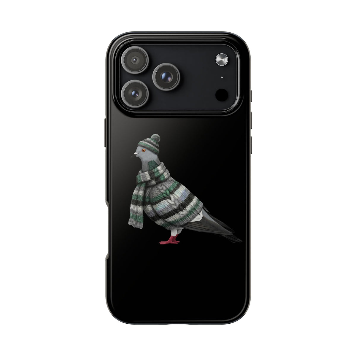 Pigeon Dual-Layer iPhone Case with Bird Art – The Perfect Gift for Ornithologists & Bird Lovers