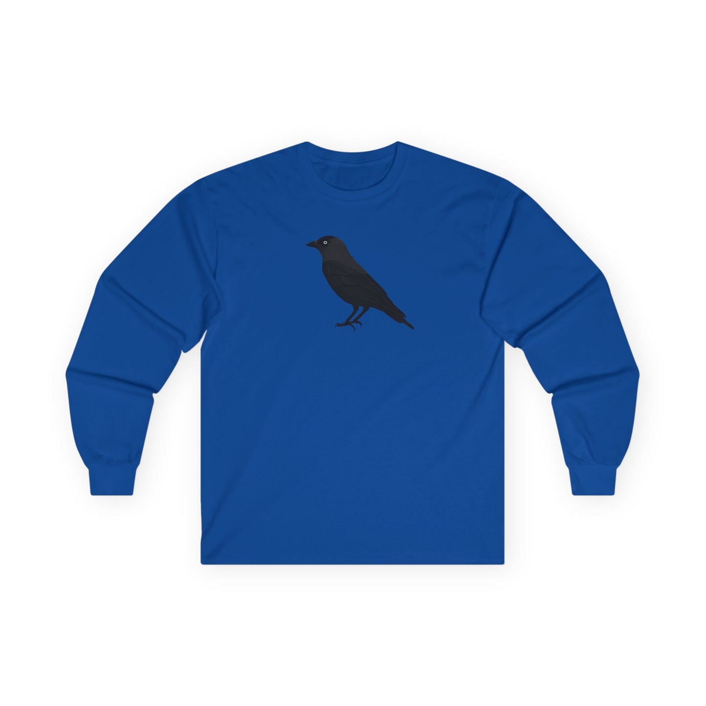 Crow Birding & Birdwatching Bird Cotton Long Sleeve T-Shirt