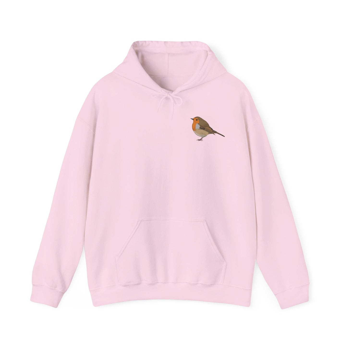Rotkehlchen Hoodie - Vogel Kapuzenpullover für Vogelbeobachter & Naturliebhaber mit Vogelmotiv