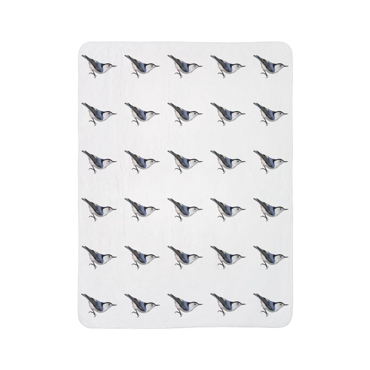 Nuthatch Blanket – bird Pattern